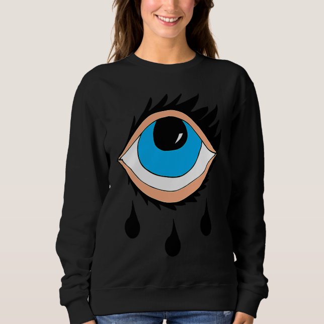 Blue Eyes Black tears T Shirt (Framsida)