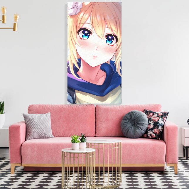 Blue Eyes  Canvastryck (Insitu (Vardagsrum))