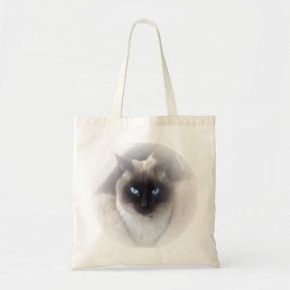 Blue eyes siamese cat tygkasse