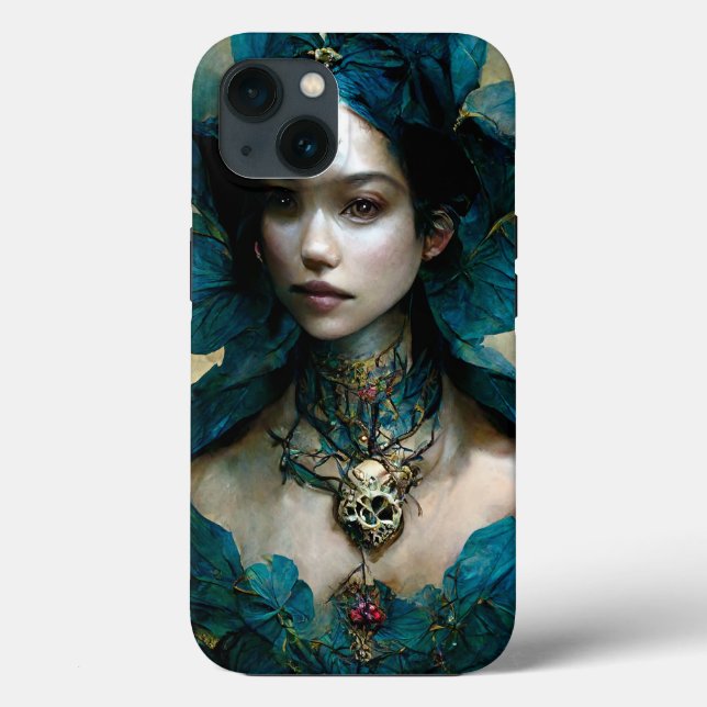 Blue Fairy Fantasy Art Fodral-Mate iphone case (Baksida)