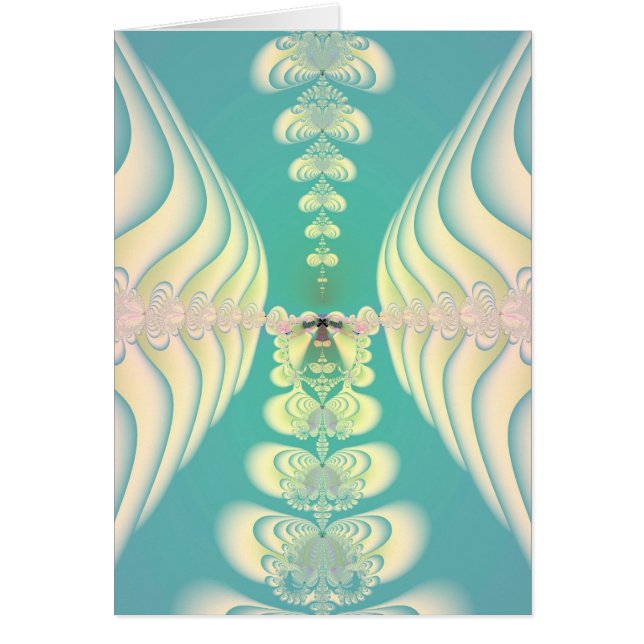 Blue Fairy Tale Hälsningskort (Framsidan)