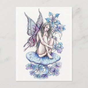 Blue Fairy Vykort