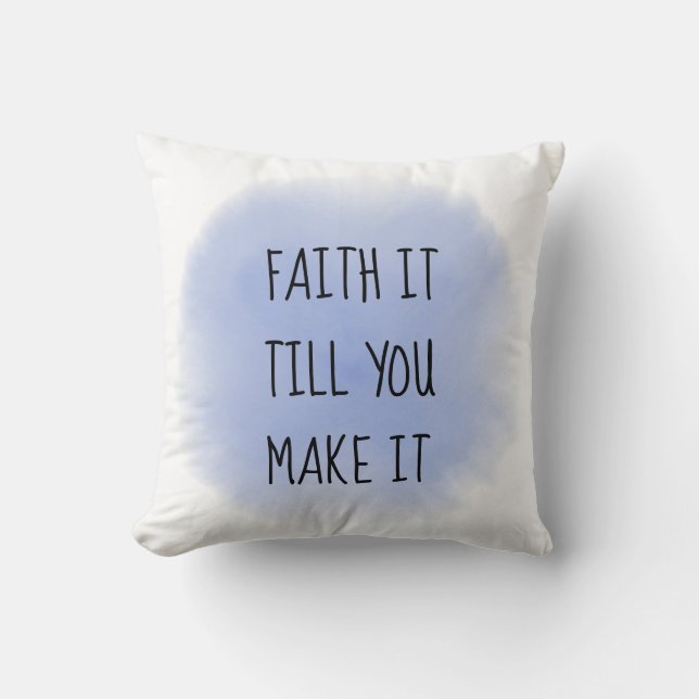 Blue Faith It Dekorativ kudde (Framsida)