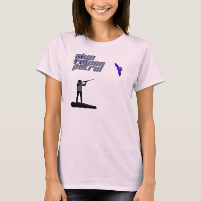 BLUE FALCON Kvinnor Tee (Framsida)