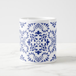 Blue Fanfare Jumbo Mugg