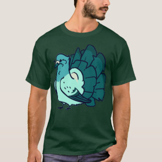 Blue Fantail Pigeon T Shirt