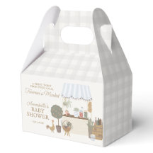 Blue Farmers Market Farm Fresh Baby Shower