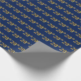 Blue, Faux Guld 20:e (tjugonde) händelsen Presentpapper