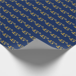 Blue, Faux Guld 45:e (45:e) händelsen Presentpapper