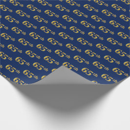Blue, Faux Guld 65e (sextiofemte händelsen) Presentpapper