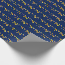 Blue, Faux Guld 76:e (76:e) händelsen Presentpapper