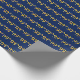 Blue, Faux Guld 99:e (nittionionde) händelsen Presentpapper