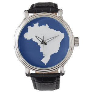 Blue Festive Brasilien Armbandsur