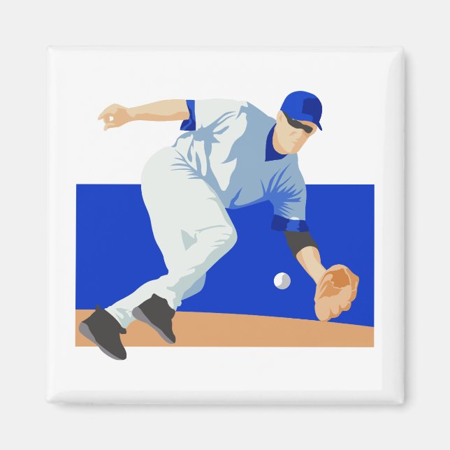 Blue Fielder Magnet (Framsidan)