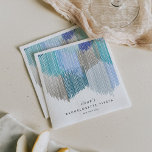 Blue Fiesta Modern Fringe Bachelorette Party Pappersservett<br><div class="desc">Den moderna yttervärlden utformar ge som en lekfull nod för Fiesta eller den bästa soirée av dem alla! Färg är vibrerande,  lekfullt och inbjuder till högernas sofistikering.</div>