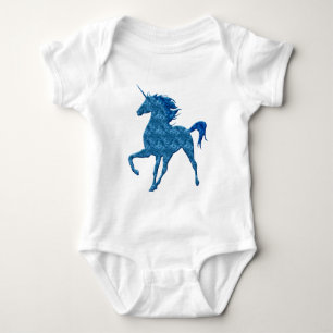 Blue Fire Unicorn Creeper T-shirt