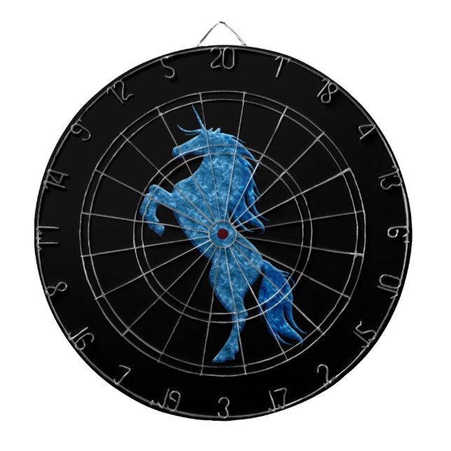 Blue Fire Unicorn Dart Board Piltavla (Framsidan)