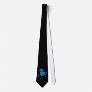 Blue Fire Unicorn Tie Slips