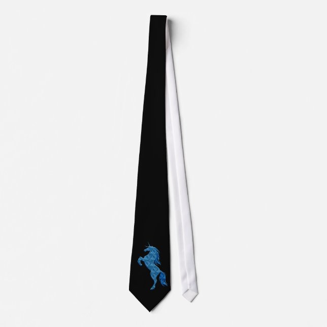 Blue Fire Unicorn Tie Slips (Framsida)