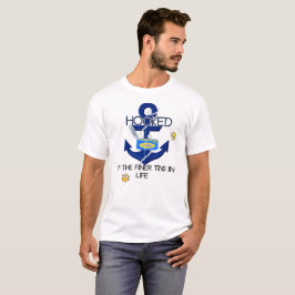 Blue Fisherman Aesthetic Humor för Djurälskare T Shirt