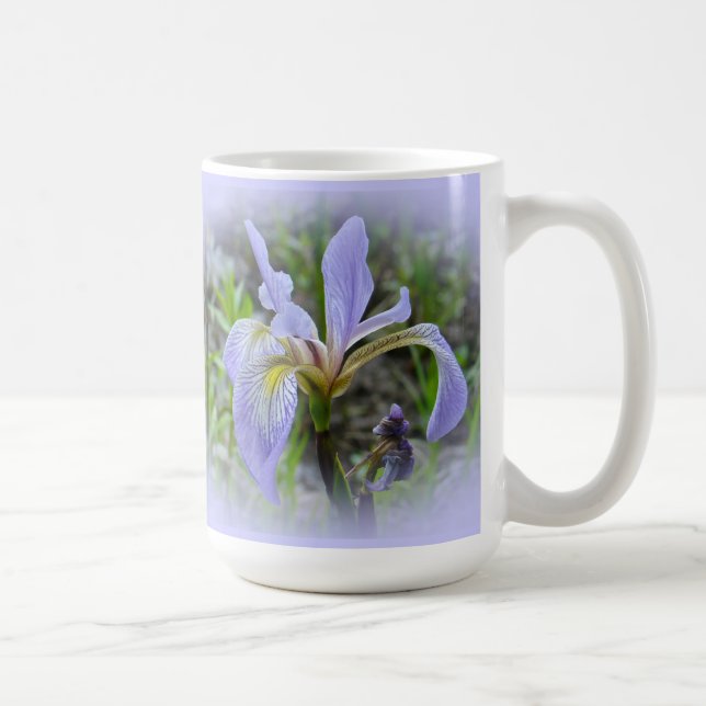 Blue Flagga - Vild Iris Kaffemugg (Höger)