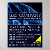 Blue Flame, Gas Ingenjör & Supplier Advertising