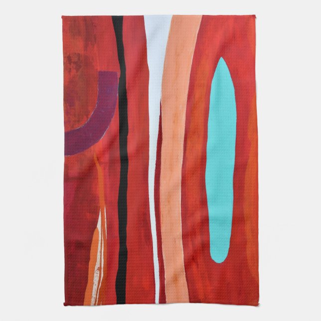 Blue Flame Kitchen Towel Kökshandduk (Vertikal)