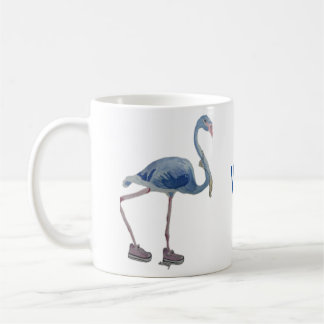 Blue FLAmingo mugg Vote Harris 2024