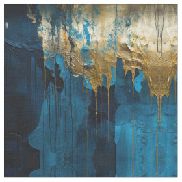 Blue Floral Fabric Seamless Pattern Boho Modern Tyg