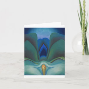 Blue Flower, Georgia O'Keeffe Kort