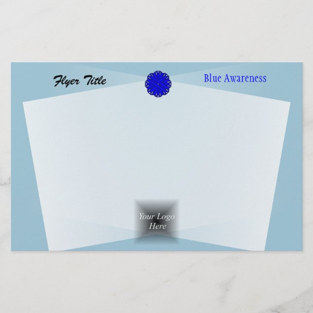 Blue Flower Ribbon av Kenneth Yoncich Flygblad (Framsidan)