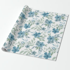 Blue Flowers Presentpapper