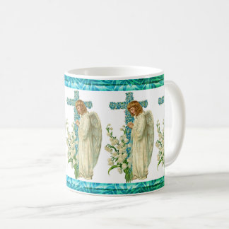Blue Flowwaged Christian Kor Kaffemugg