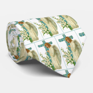 Blue Flowwaged Christian Kor Tie Slips