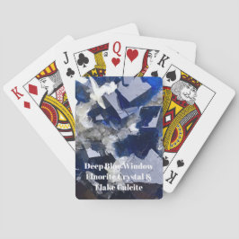 Blue Fluorite Crystal Casinokort