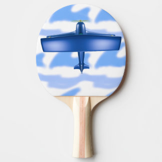 Blue Flygplan Aviation SkyBlue Cloud Ping Pong Pad Pingisracket