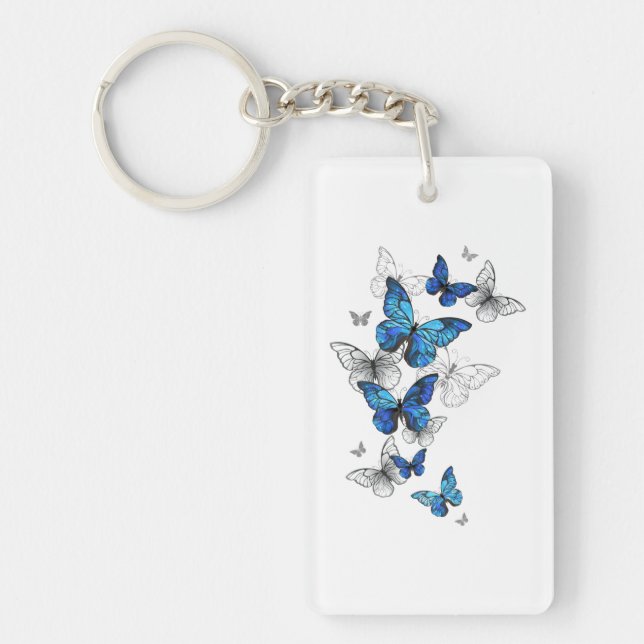 Blue Flying Butterflies Morpho (Framsidan)