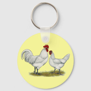 Blue Foot Chickens Nyckelring