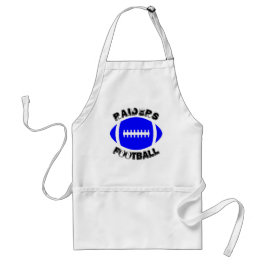 Blue Football Anpassningsbar Team Namn Tailgating  Förkläde