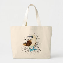 Blue Footed Bird Bobbie Tote Bag