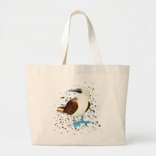 Blue Footed Bird Bobbie Tote Bag Jumbo Tygkasse