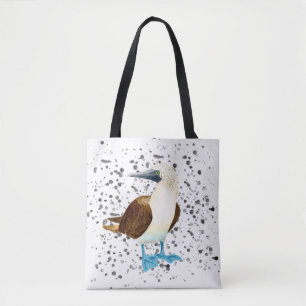 Blue Footed Bird Bobbie Tote Bag Tygkasse
