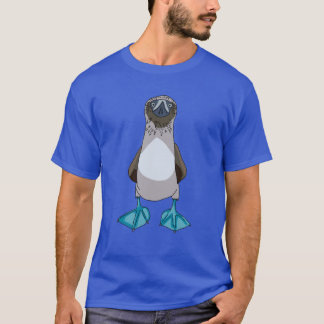 Blue Footed Booby Cartoon T Shirt