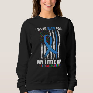 Blue for My Little Boy Son Autism Awareness Amerik T Shirt