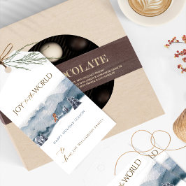 Blue Forest and Fox, Joy to World, Helgdag Presentetikett