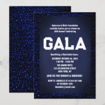 Blue Formal Corporate Gala Boll Party Fundraiser