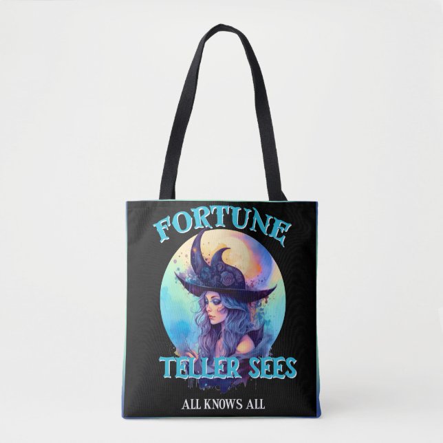Blue Fortune Teller _ Halloween Tygkasse (Framsida)