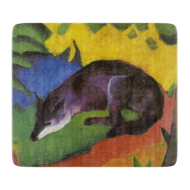 Blue Fox (av Franz Marc) (Framsidan)