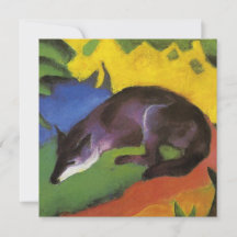 Blue Fox (av Franz Marc)