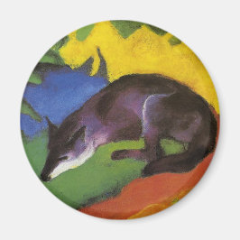 Blue Fox (av Franz Marc) Magnet